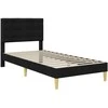 Lova Lovos rėmas su čiužiniu Juodas 90 x 200 cm audinys