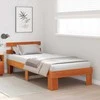 Lova Lovos rėmas Vaško ruda 75 x 190 cm Kietos pušies mediena