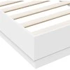 Lova Lovos rėmas su LED lemputėmis, baltos spalvos, 75x190cm