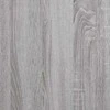 Lovos rėmas su LED, pilkas ąžuolo, 140x200cm, apdirbta mediena