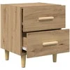 Lovos spintelė 2 pcs Amatininkų ąžuolas 40 x 35 x 47.5cm