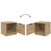 Lovos spintelė 2 pcs Amatininkų ąžuolas 40 x 39 x 40cm