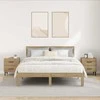 Lovos spintelė 2 pcs Amatininkų ąžuolas 40 x 35 x 47,5 cm