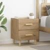 Lovos spintelė 2 pcs Amatininkų ąžuolas 40 x 35 x 47.5cm