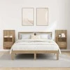 Šalia lovos spintelė 2 pcs Amatininkų ąžuolas 50 x 32.5 x 80cm