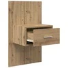 Šalia lovos spintelė 2 pcs Amatininkų ąžuolas 50 x 32,5 x 80cm