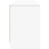 Lovos spintelė 2 pcs Balta 66 x 33 x 48 cm Apdirbta mediena