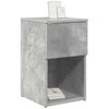 Lovos spintelė 2 pcs Betono pilka 29 x 31,5 x 49 cm
