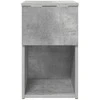 Lovos spintelė 2 pcs Betono pilka 29 x 31,5 x 49 cm