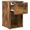 Lovos spintelė 2 pcs Dūminio ąžuolo 29 x 31,5 x 49 cm
