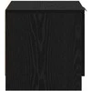 Lovos spintelė su stalčių 2 pcs Juodas ąžuolas 40 x 39 x 40cm