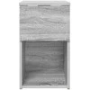Lovos spintelė 2 pcs Pilka sonoma ąžuolo 29 x 31,5 x 49 cm