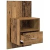 Šalia lovos spintelė 2 pcs Senas medis 50 x 32.5 x 80cm