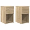 Lovos spintelė 2 pcs Sonoma ąžuolas 29 x 31,5 x 49 cm