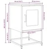 lovos spintelė antracitas 36x39x60,5cm šaltai valcuotas plienas