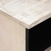 Lovos spintelė Balta 40 x 33 x 46 cm Kietas mango medis