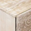 Lovos spintelė Balta 50 x 33 x 60 cm Kietas mango medis