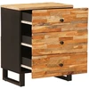 Lovos spintelė Ruda 50 x 33 x 62 cm Kietas mango medis
