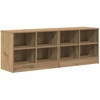 Lovos spintelė su lentyna 2 pcs Artisano ąžuolo 66 x 33 x 48 cm