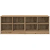 Lovos spintelė su lentyna 2 pcs Artisano ąžuolo 66 x 33 x 48 cm