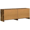 Lovos spintelė su lentyna 2 pcs Dūminio ąžuolo 66 x 33 x 48 cm