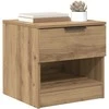 Lovos spintelė 2 pcs Amatininkų ąžuolas 40 x 39 x 40cm