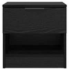 Lovos spintelė su stalčių 2 pcs Juodas ąžuolas 40 x 39 x 40cm