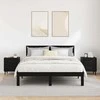 Lovos spintelė 2 pcs Juodas ąžuolas 40 x 35 x 47,5 cm