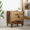 Lovos spintelė su stalčių 2 pcs Senas medis 40 x 35 x 47,5 cm
