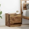 Lovos spintelė su stalčių 2 pcs Senas medis 40 x 39 x 40cm