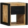 lovos spintelės 2 vnt 40x35x40cm masyvo neapdoroto medžio mango