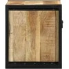 lovos spintelės 2 vnt 40x35x40cm masyvo neapdoroto medžio mango