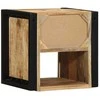 lovos spintelės 2 vnt 40x35x40cm masyvo neapdoroto medžio mango