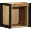 lovos spintelės 2 vnt 40x35x40cm masyvo neapdoroto medžio mango