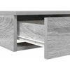 Lovos stalčiai su stalčių Pilkas Sonoma 80 x 36,5 x 16,5 cm