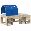 Lovos tunelis 2 pcs Mėlyna 211 x 52,5 x 2 cm Poliesteris