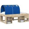 Lovos tunelis 2 pcs Mėlyna 211 x 67.5 x 2 cm Poliesteris
