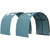 Lovos tunelis 2 pcs Šviesiai mėlyna 211 x 67.5 x 2 cm