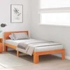 Lovos rėmas Vaško ruda 90 x 200 cm Kietos pušies mediena