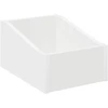LP įrašų dėžutė 2 vnt. Balta 23 x 33 x 16 cm Apdirbta mediena