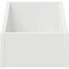 LP įrašų dėžutė 2 vnt. Balta 23 x 33 x 16 cm Apdirbta mediena