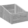 LP įrašų dėžutė 2 vnt. Pilka Sonoma 23 x 33 x 16 cm