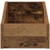 LP įrašų dėžutė Sendintos medienos 23 x 33 x 16 cm