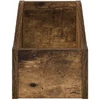 LP įrašų dėžutė Dūminio ąžuolo 18 x 32 x 18 cm Apdirbta mediena