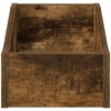 LP įrašų dėžutė Dūminio ąžuolo 23 x 33 x 16 cm Apdirbta mediena