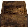 LP įrašų dėžutė Dūminio ąžuolo 37 x 33 x 32 cm Apdirbta mediena