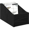 LP įrašų dėžutė Juodojo ąžuolo 18 x 32 x 18 cm Apdirbta mediena
