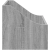 LP įrašų dėžutė Pilka Sonoma 37 x 33 x 32 cm Apdirbta mediena