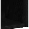 LP laikymo dėžė juodas ąžuolas 71x34x36 cm inžinerinė mediena
