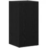 LP laikymo dėžė juodas ąžuolas 71x34x36 cm inžinerinė mediena